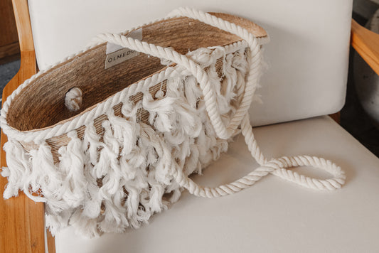 Summer bag White Fringes