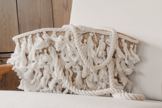 Summer bag White Fringes