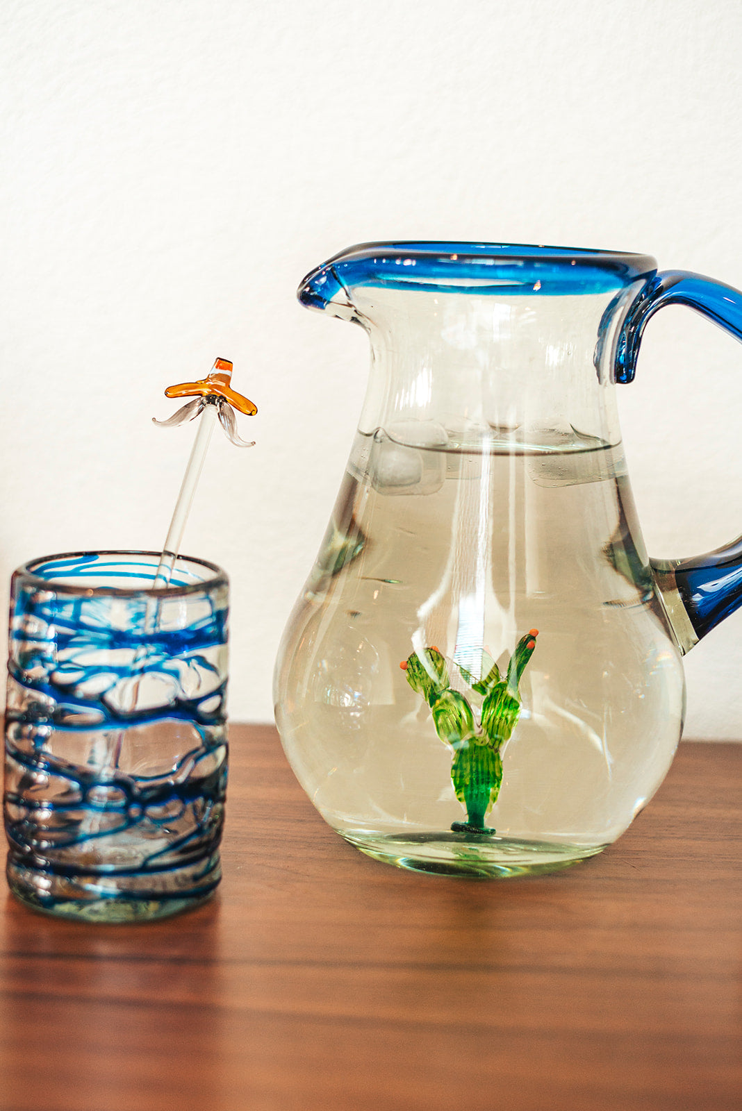 Hand-blown glass Jugs